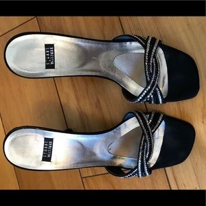 Stuart Weitzman Crystal-Embellished Sandals